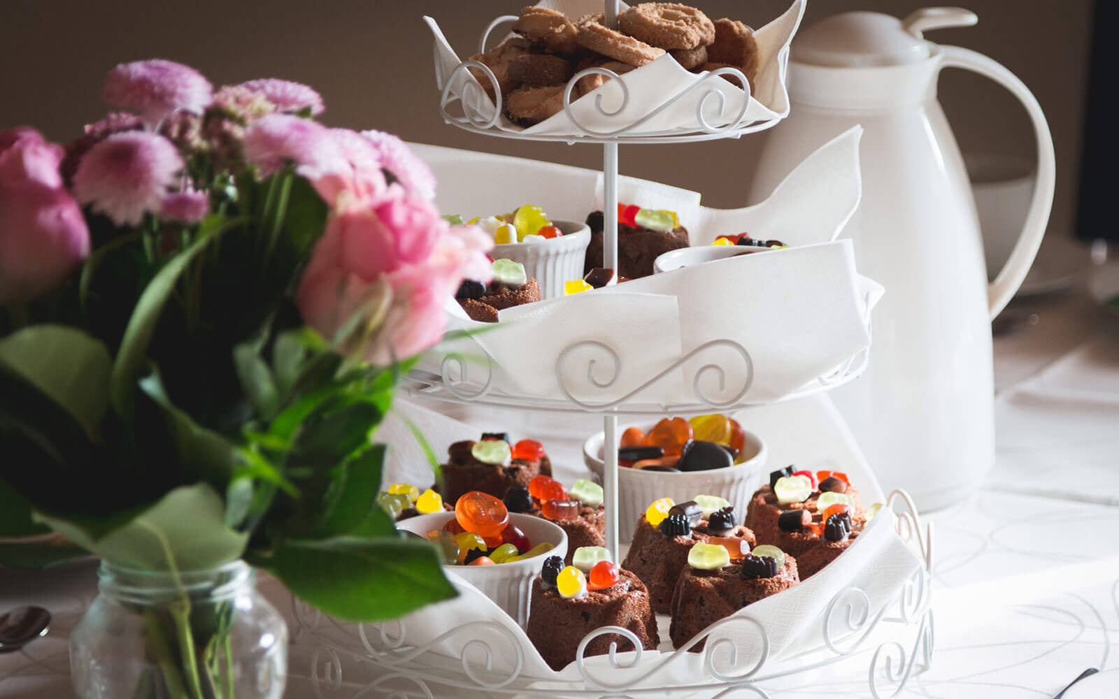 Delicious chocolate cupcakes with dry fruits & nuts